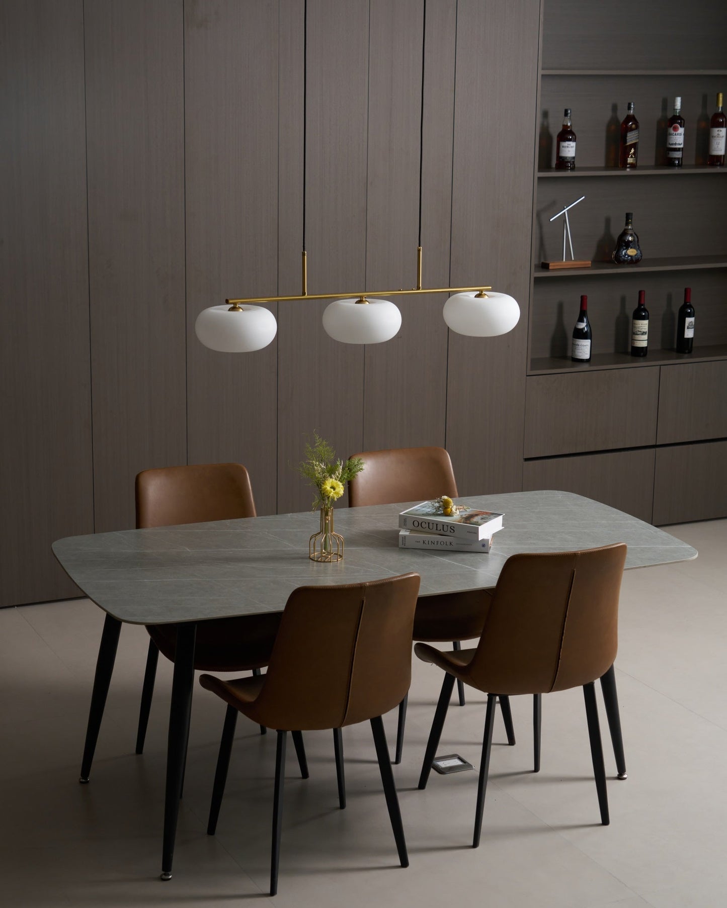 Sculptural Pendant Light Position 55