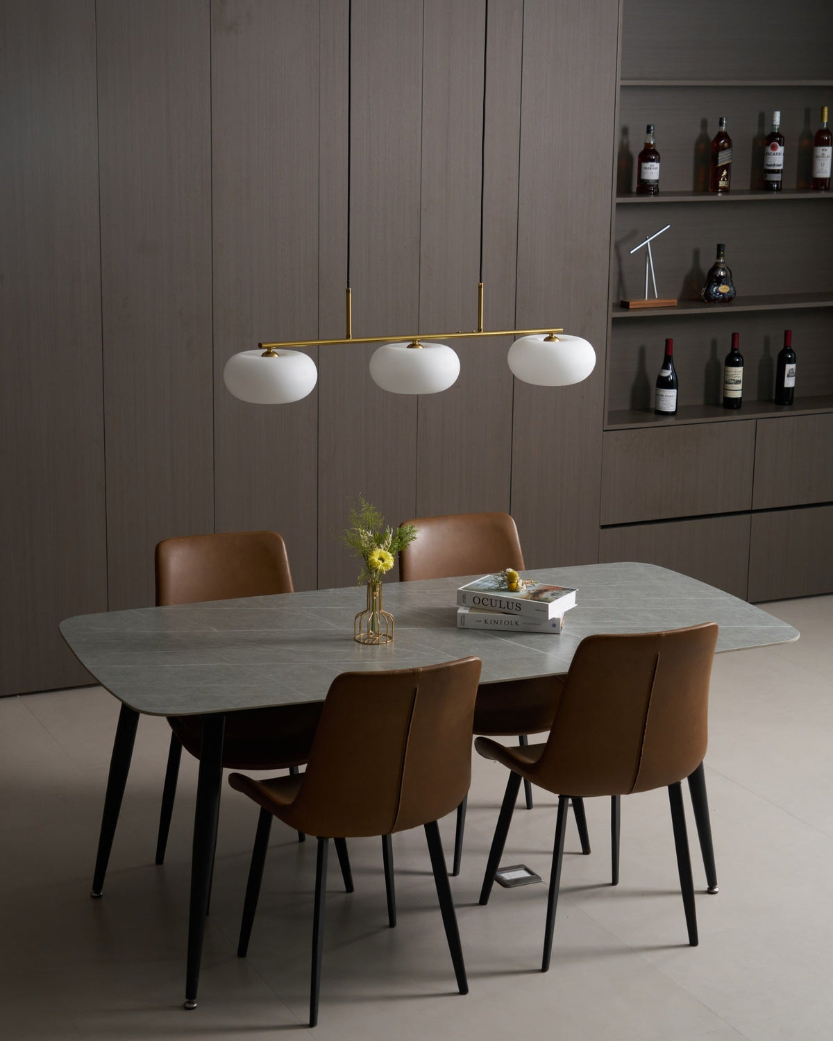 Sculptural Pendant Light Position 55
