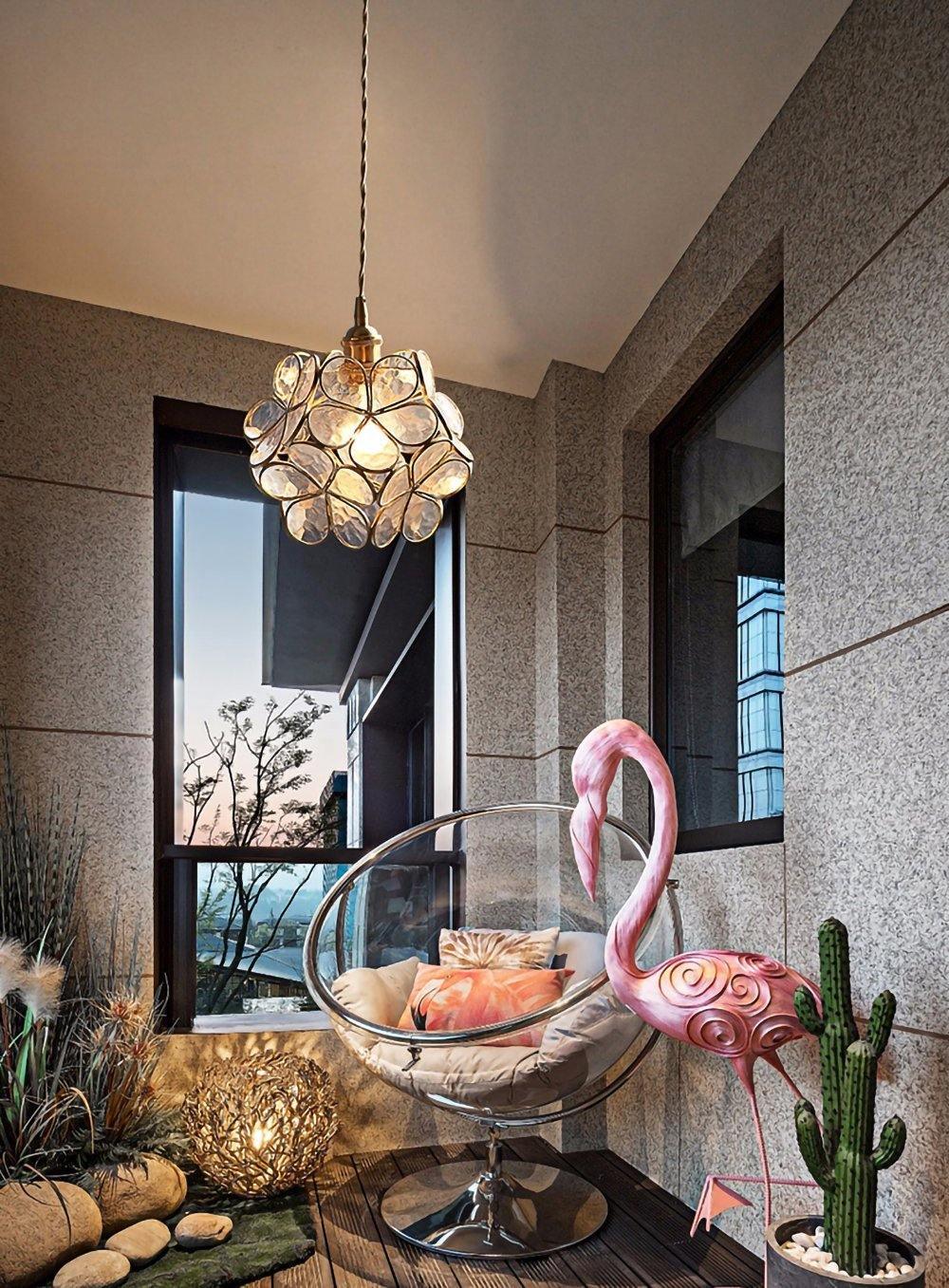 Glass Petal Pendant Light Position 14