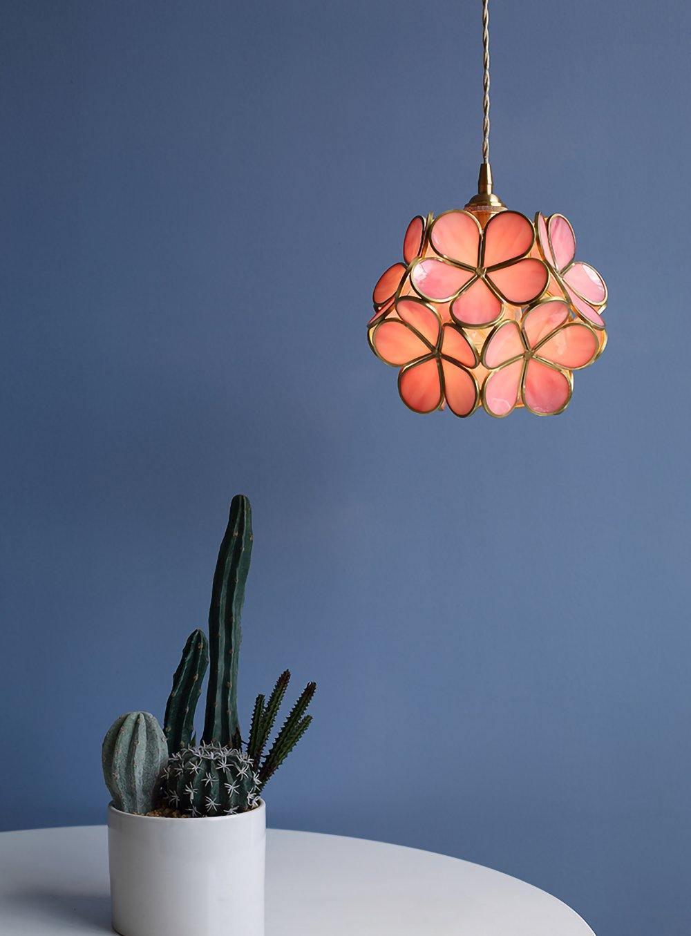 Glass Petal Pendant Light Position 16