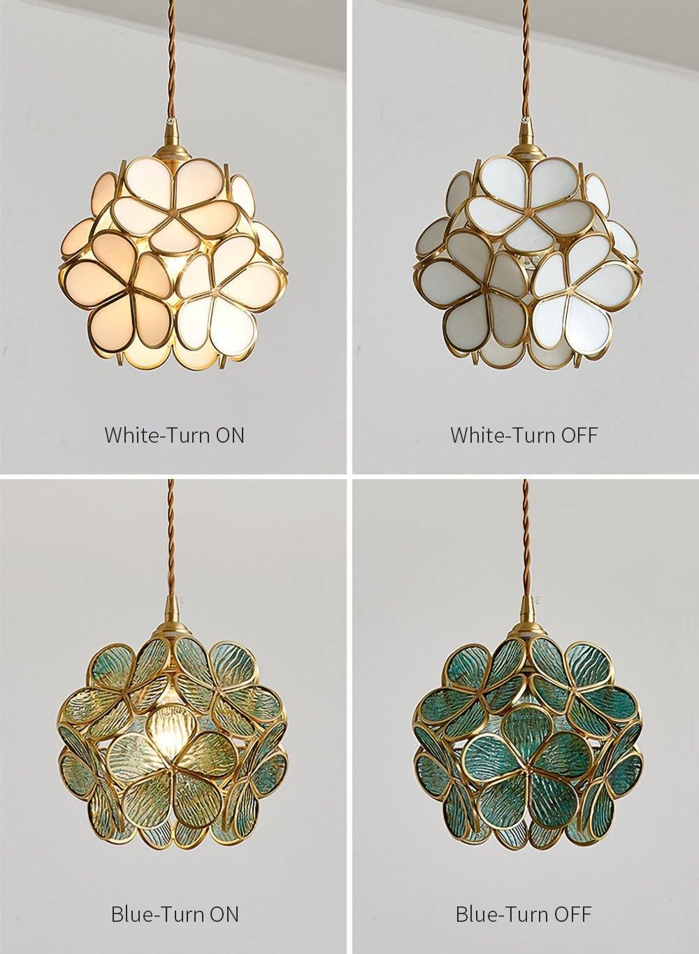 Glass Petal Pendant Light Position 23