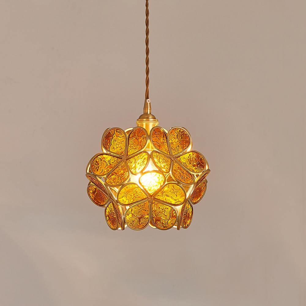 Glass Petal Pendant Light Position 7