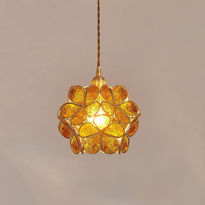Glass Petal Pendant Light Position 7