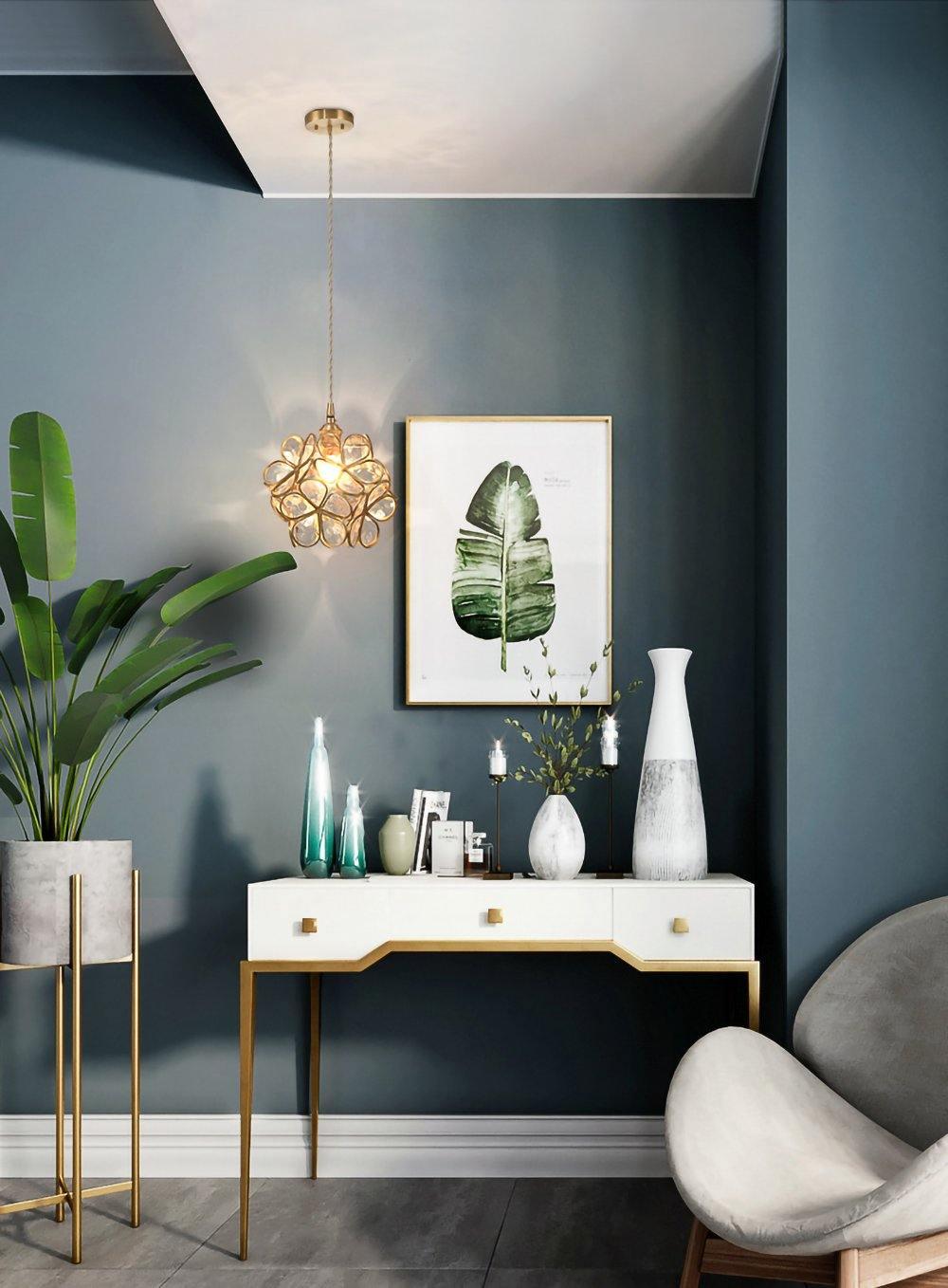 Glass Petal Pendant Light Position 28