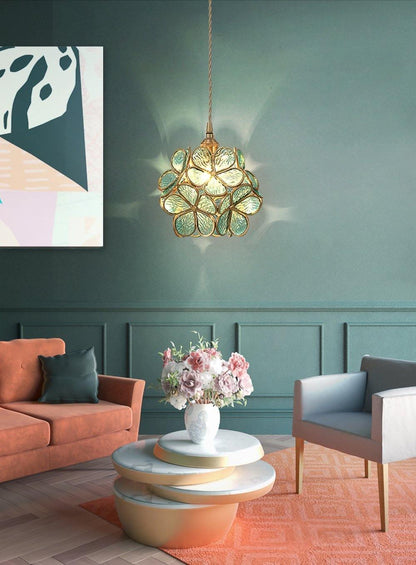 Glass Petal Pendant Light Position 30