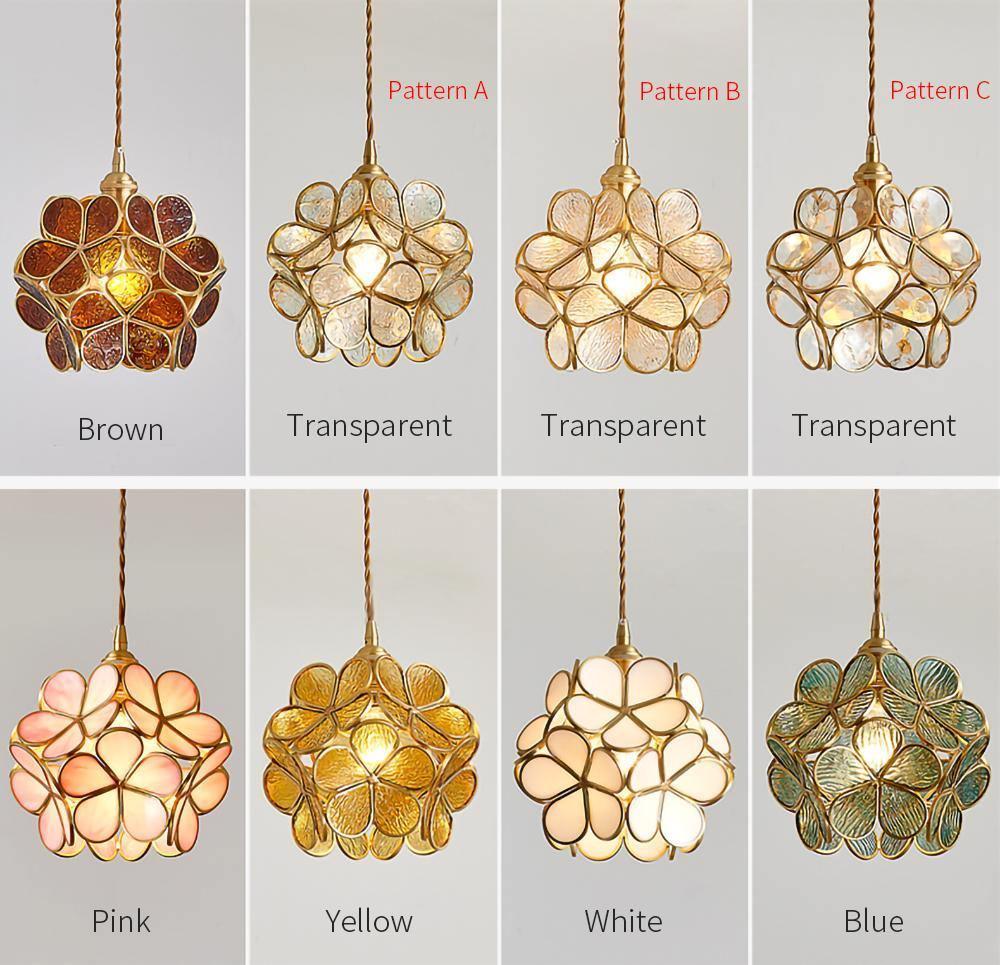 Glass Petal Pendant Light Position 31