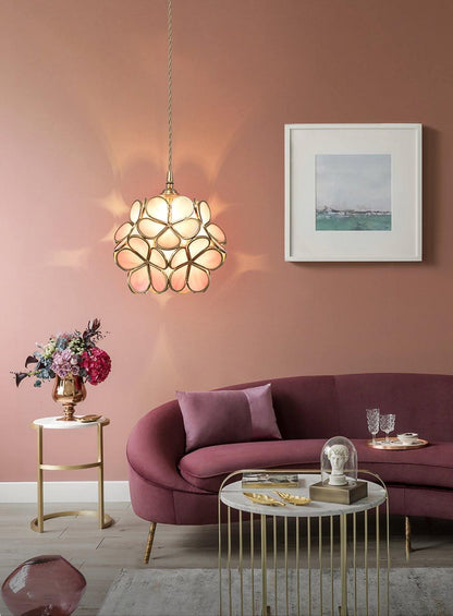 Glass Petal Pendant Light Position 27