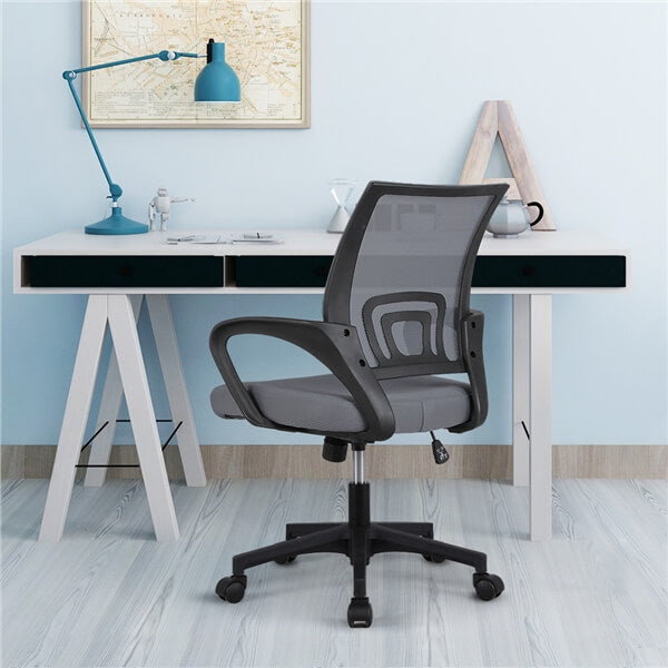 Mid-Back Mesh Office Chair with Ergonomic Lumbar Support — detail view