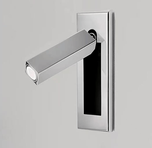 Embedded Bedside Wall Sconce with USB Port — side view