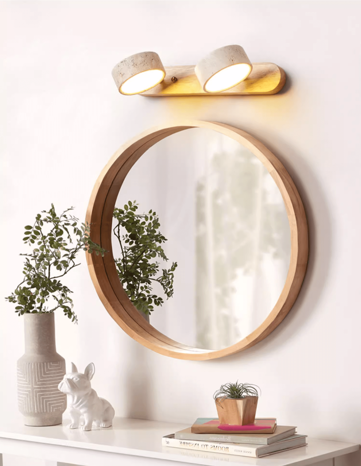 Travertine Duo Wall Light - Vakkerlight