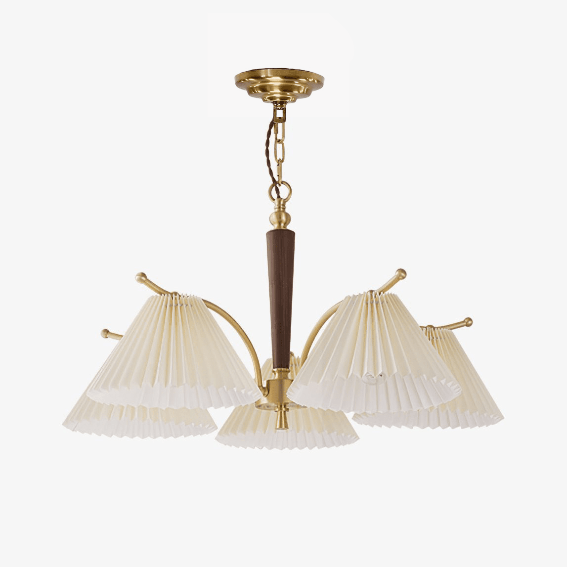 Wrinkled Chandelier with Adjustable Height — detail view