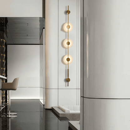 Alabaster Vertical Wall Sconce, Soft Glow