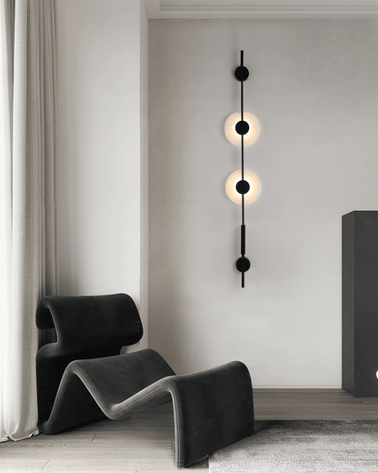 Alabaster Vertical Wall Sconce, Soft Glow