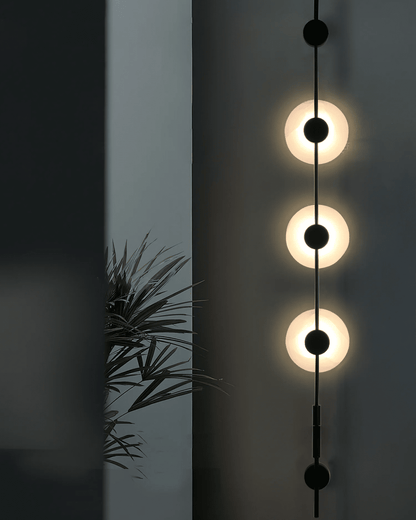 Alabaster Vertical Wall Sconce, Soft Glow