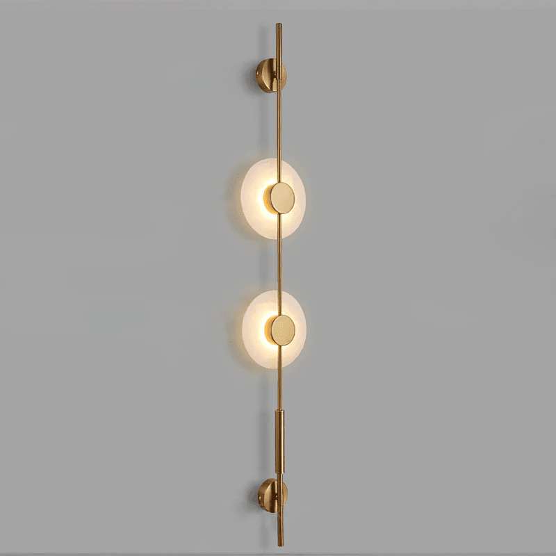 Alabaster Vertical Wall Sconce, Soft Glow