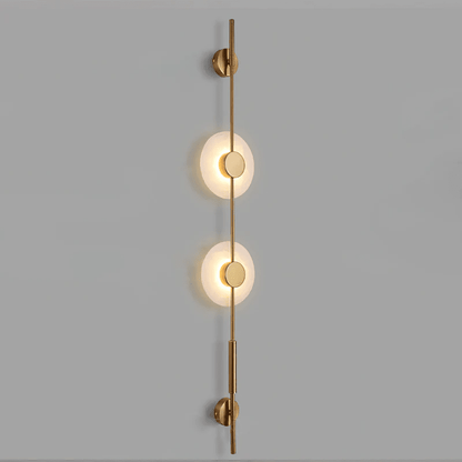 Alabaster Vertical Wall Sconce, Soft Glow