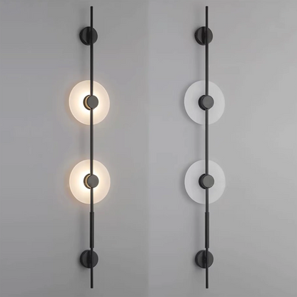 Alabaster Vertical Wall Sconce, Soft Glow