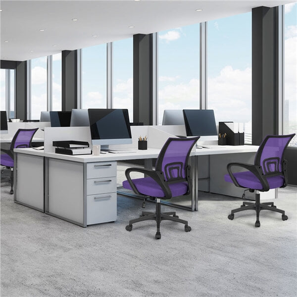 Brennware Mid-Back Mesh Office Chair Ergonomic Lumbar Support – lifestyle view