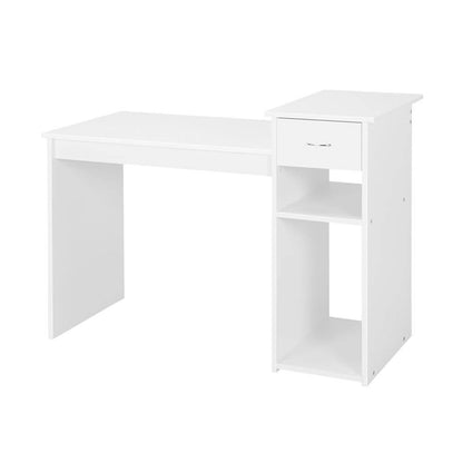 Computer Desk with CPU Stand & Sliding Storage Drawer — alternate angle