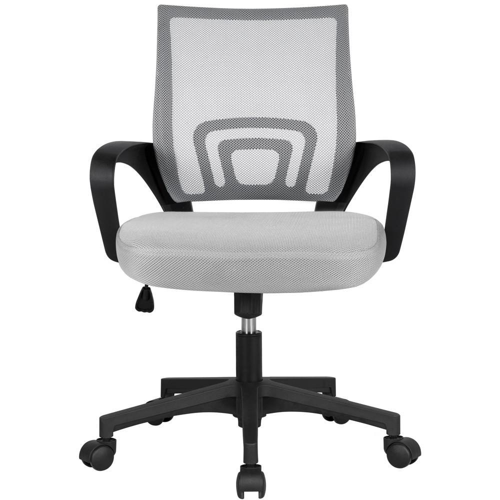 Mid-Back Office Chair with Breathable Mesh & Reclining Tilt — lifestyle view