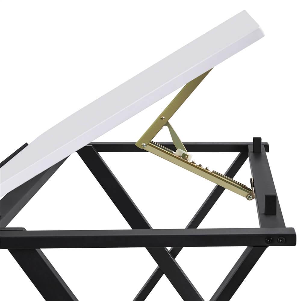 41.7-Inch Adjustable Drafting Table with Sliding Pencil Ledge — lifestyle view