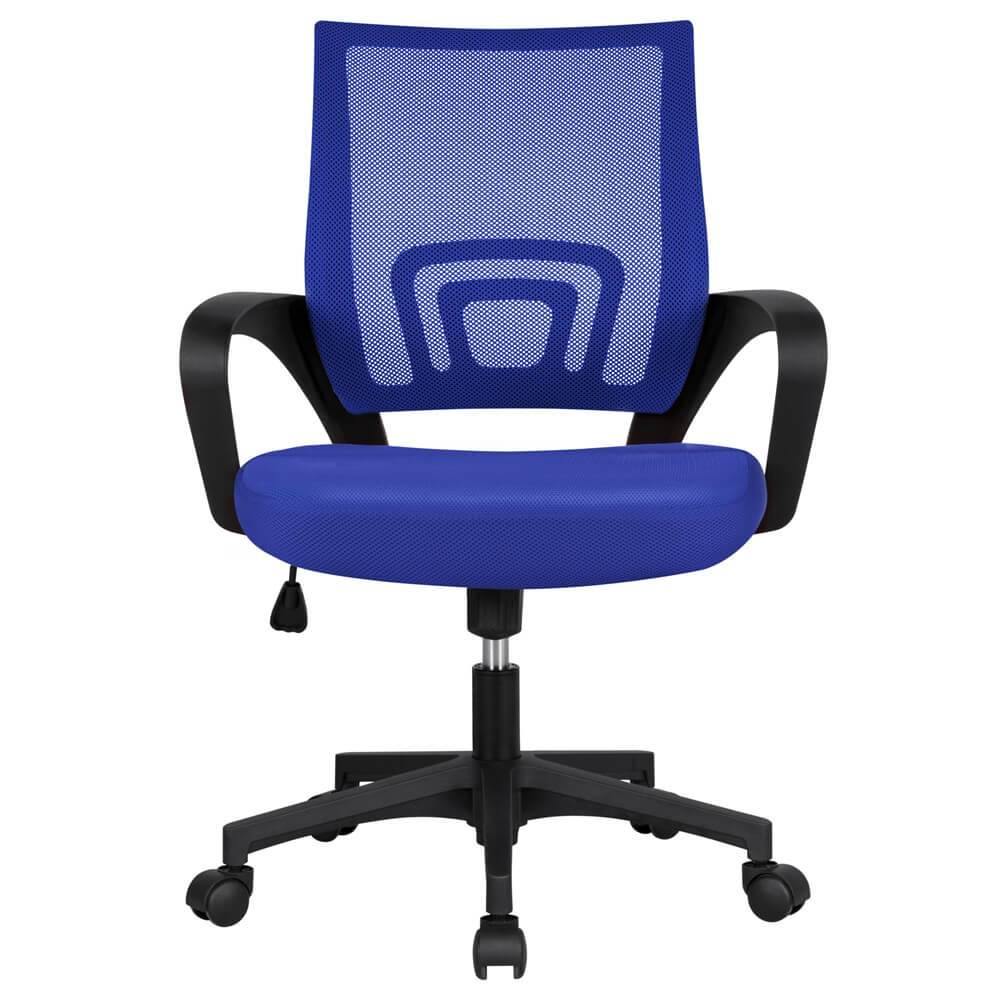 Brennware Mid-Back Office Chair Breathable Mesh Reclining Tilt – side view