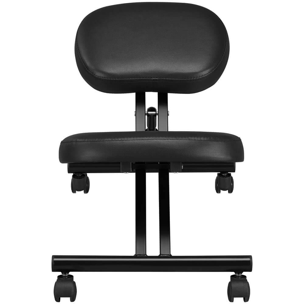 Ergonomic Kneeling Chair with Adjustable Tilt & Mute Casters — side view