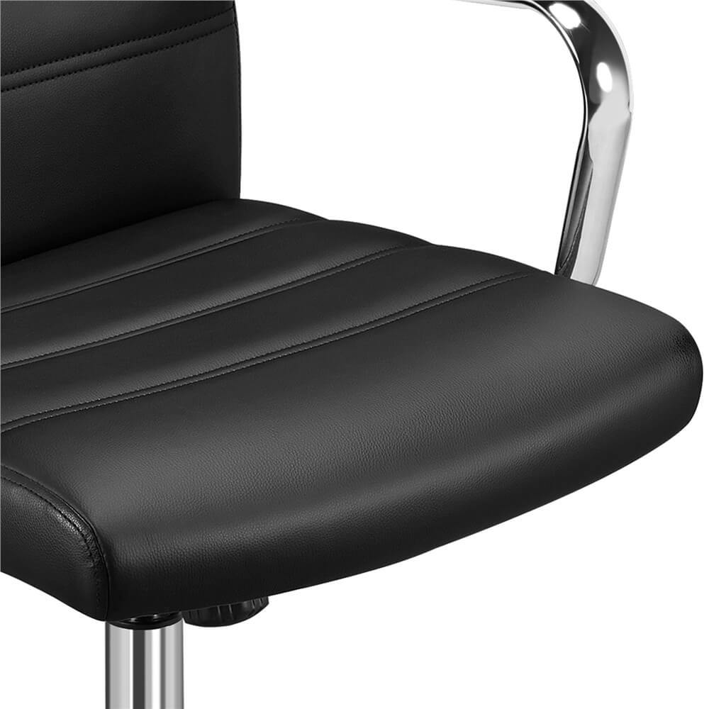 Brennware PU Leather Office Chair Adjustable Height Rocking Tilt – alternate angle