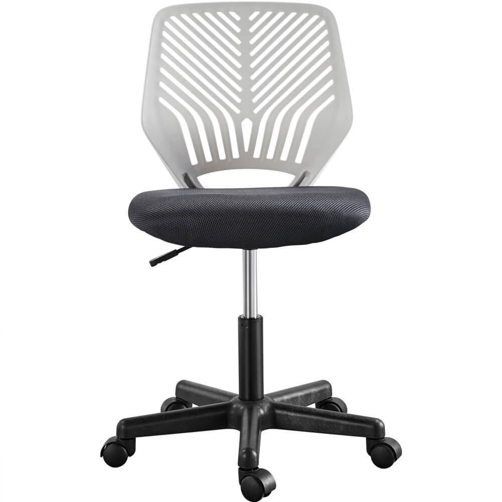 Armless Teen Desk Chair with Breathable Mesh & Adjustable Height — detail view