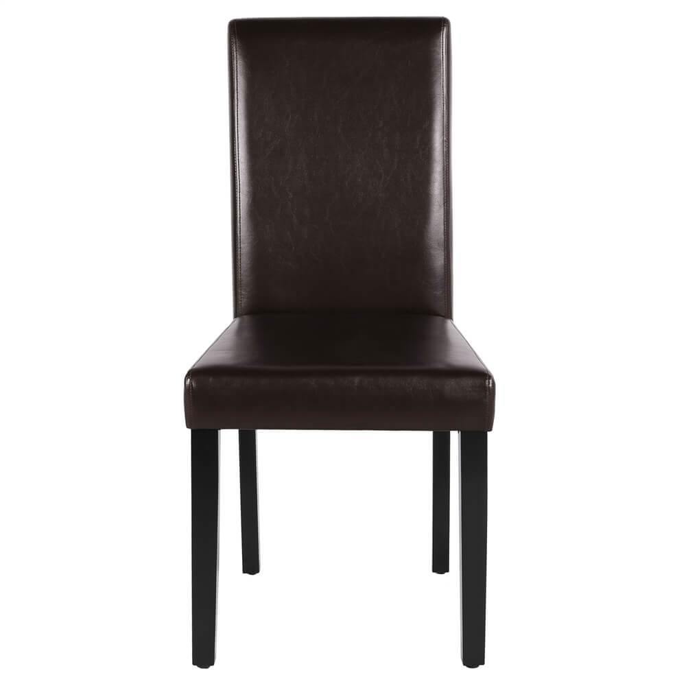 PU Cushion Dining Chairs, Set of 4, Easy to Clean — lifestyle view