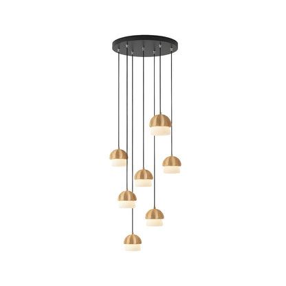 Mushroom Cluster Chandelier with Adjustable Height