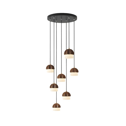 Mushroom Cluster Chandelier with Adjustable Height