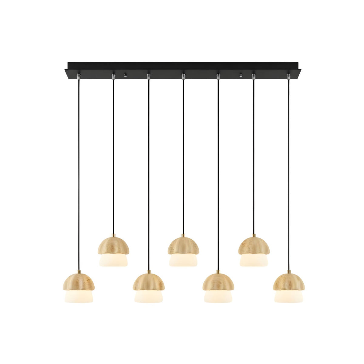 Mushroom Cluster Chandelier with Adjustable Height