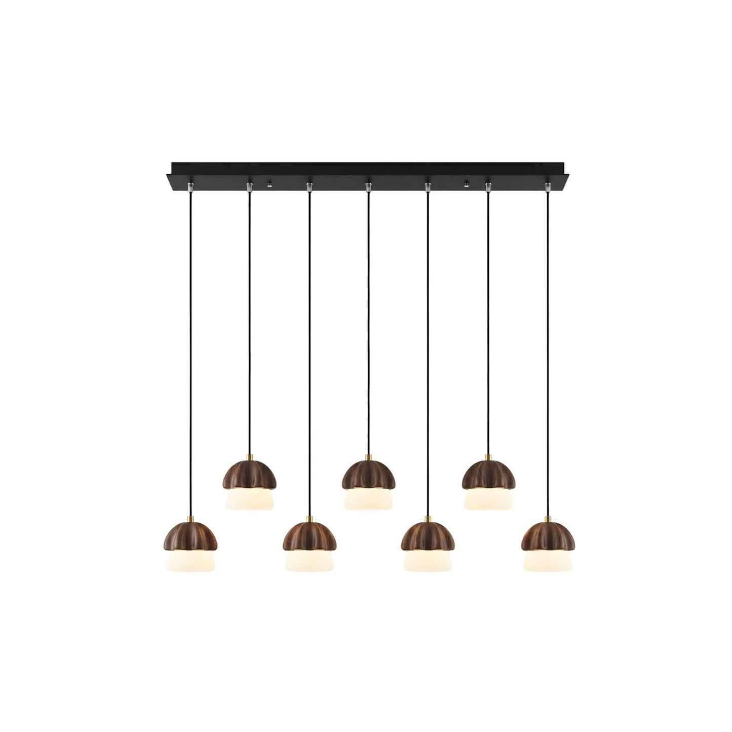 Mushroom Cluster Chandelier with Adjustable Height