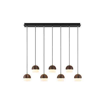 Mushroom Cluster Chandelier with Adjustable Height