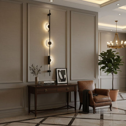 Alabaster Vertical Wall Sconce, Soft Glow