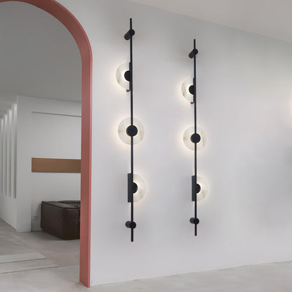 Alabaster Vertical Wall Sconce, Soft Glow