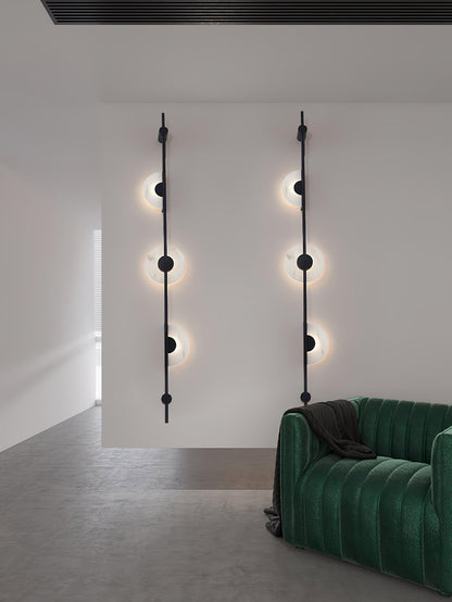 Alabaster Vertical Wall Sconce, Soft Glow