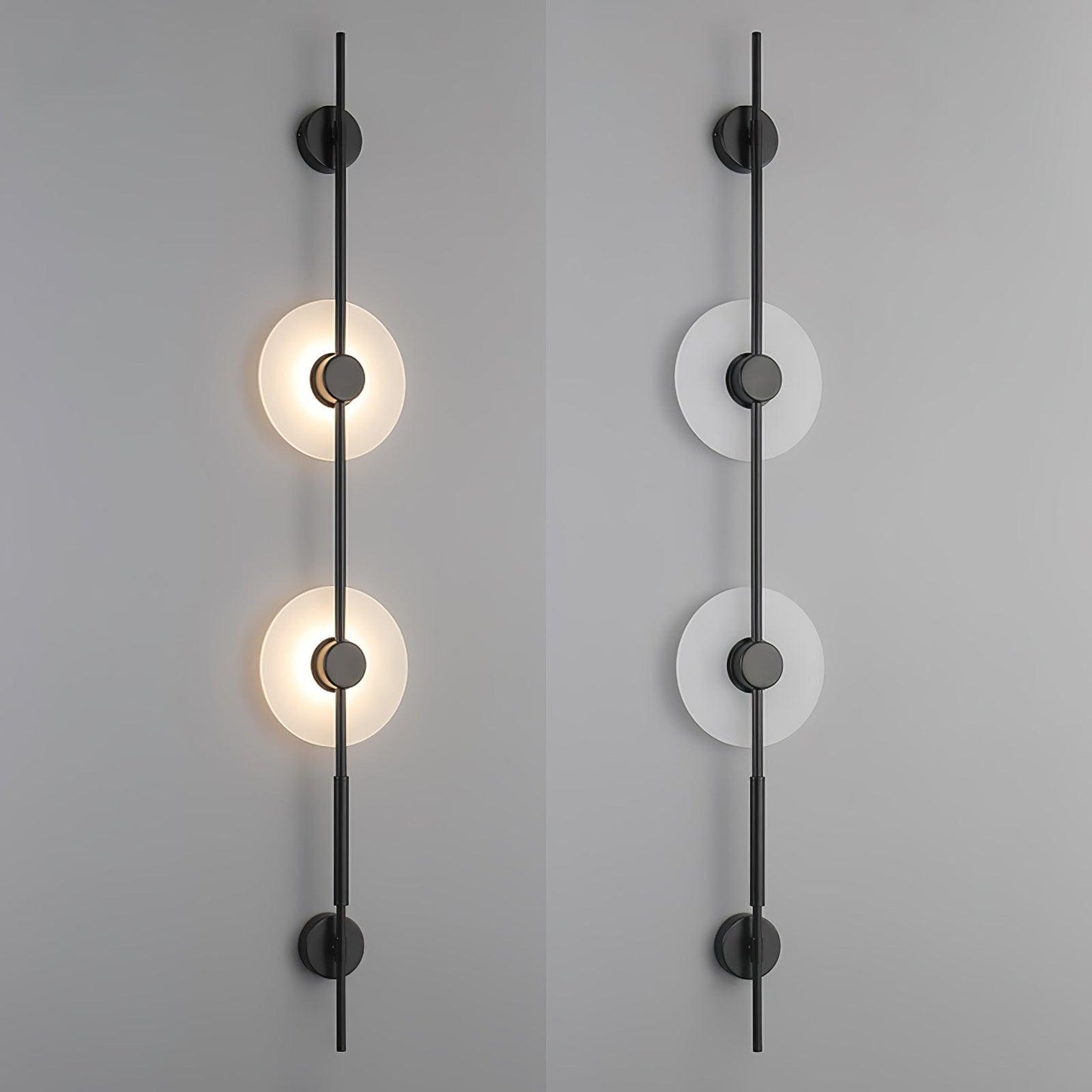 Alabaster Vertical Wall Sconce, Soft Glow