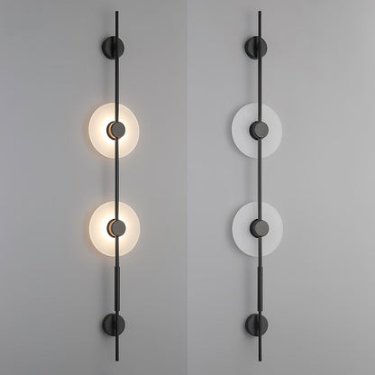 Alabaster Vertical Wall Sconce, Soft Glow