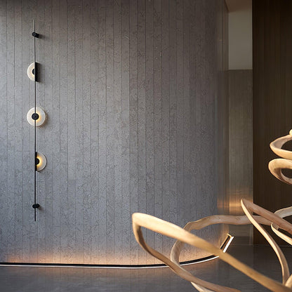 Alabaster Vertical Wall Sconce, Soft Glow