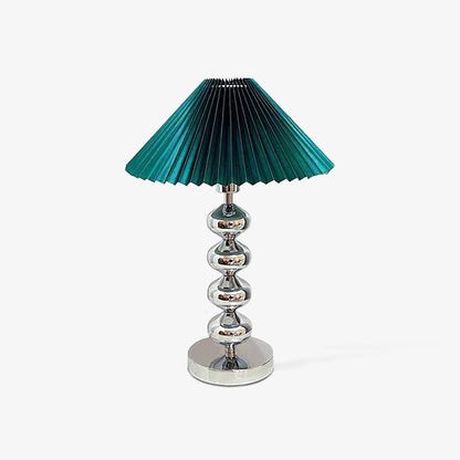 Pleated Table Lamp with Adjustable Brightness — lifestyle view