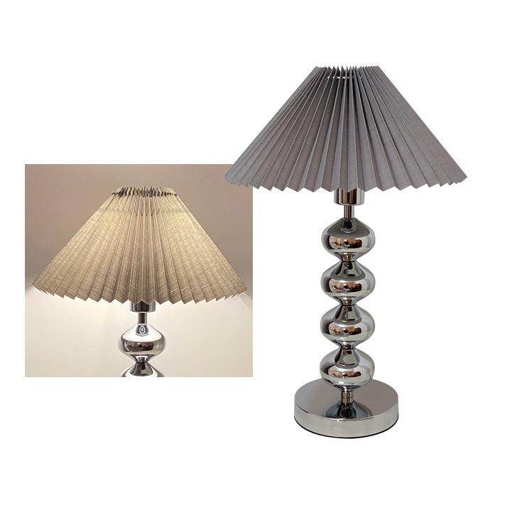 Pleated Table Lamp with Adjustable Brightness — detail view