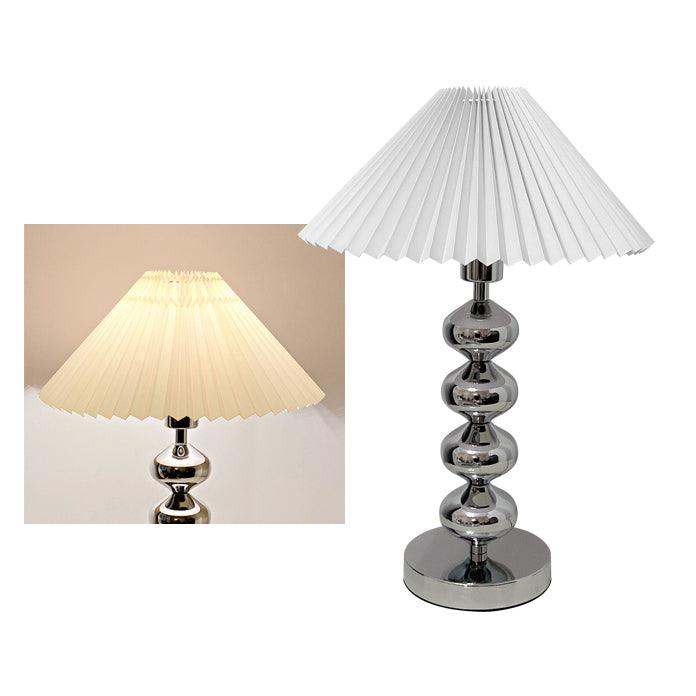 Pleated Table Lamp with Adjustable Brightness — front view