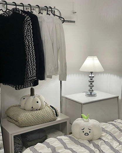 Pleated Table Lamp with Adjustable Brightness