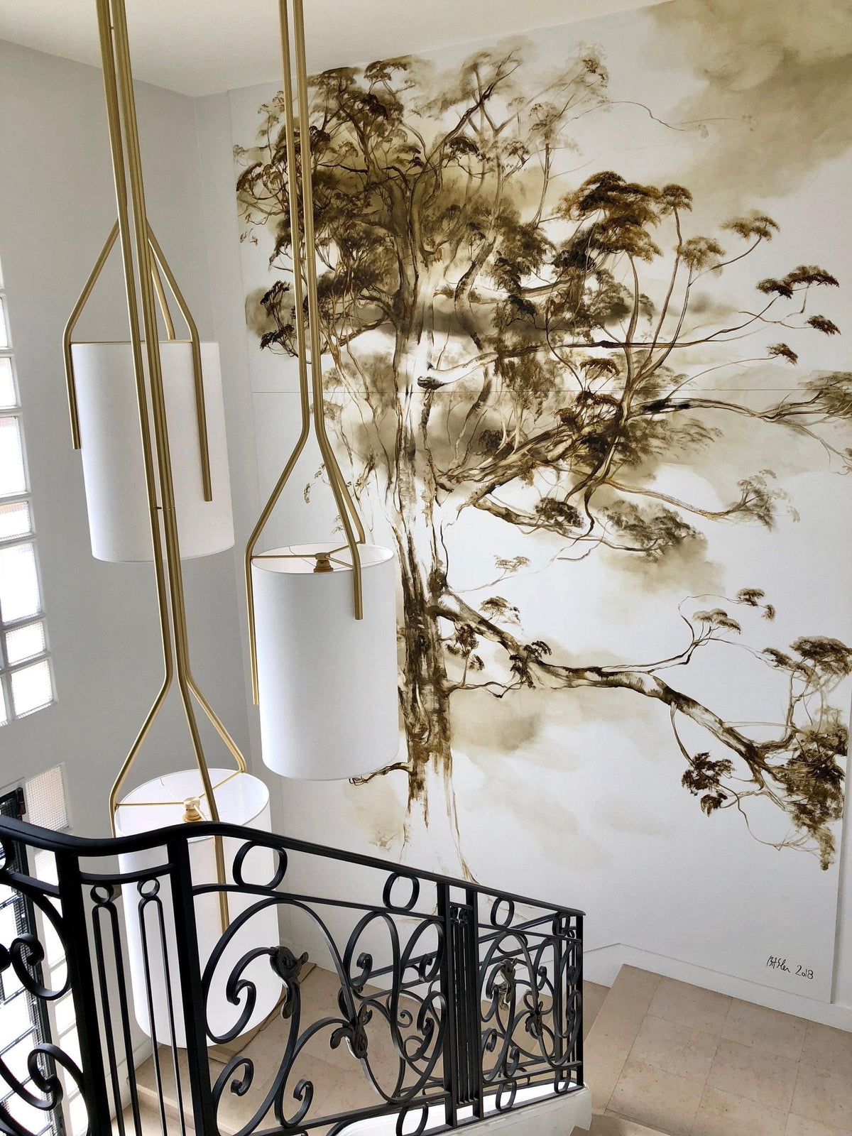 Arborescence Chandelier with Adjustable Brightness