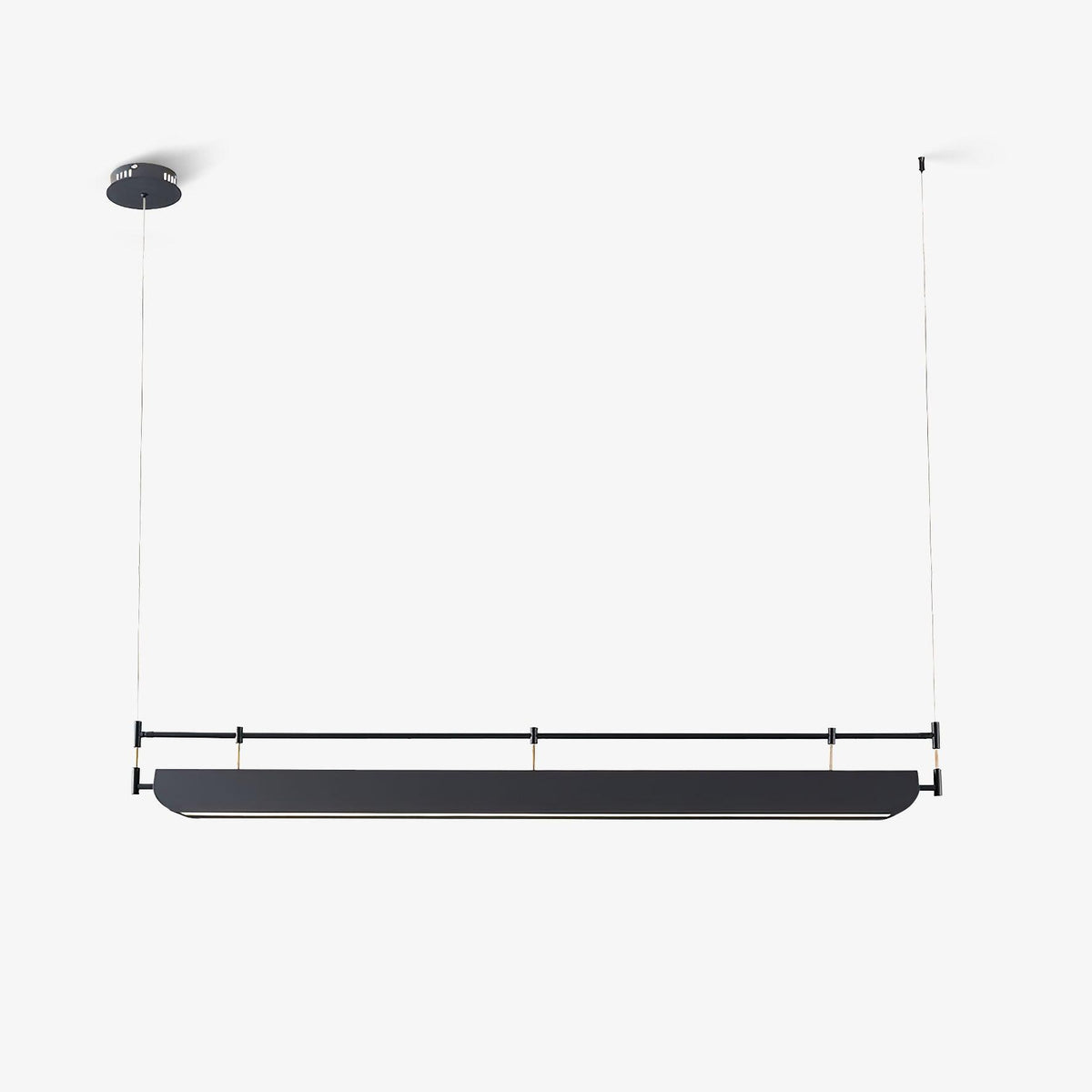 Linear Roof-Style Chandelier with Adjustable Brightness