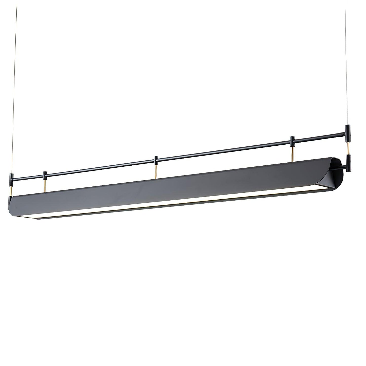 Linear Roof-Style Chandelier with Adjustable Brightness