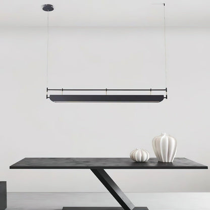 Linear Roof-Style Chandelier with Adjustable Brightness