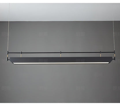Linear Roof-Style Chandelier with Adjustable Brightness